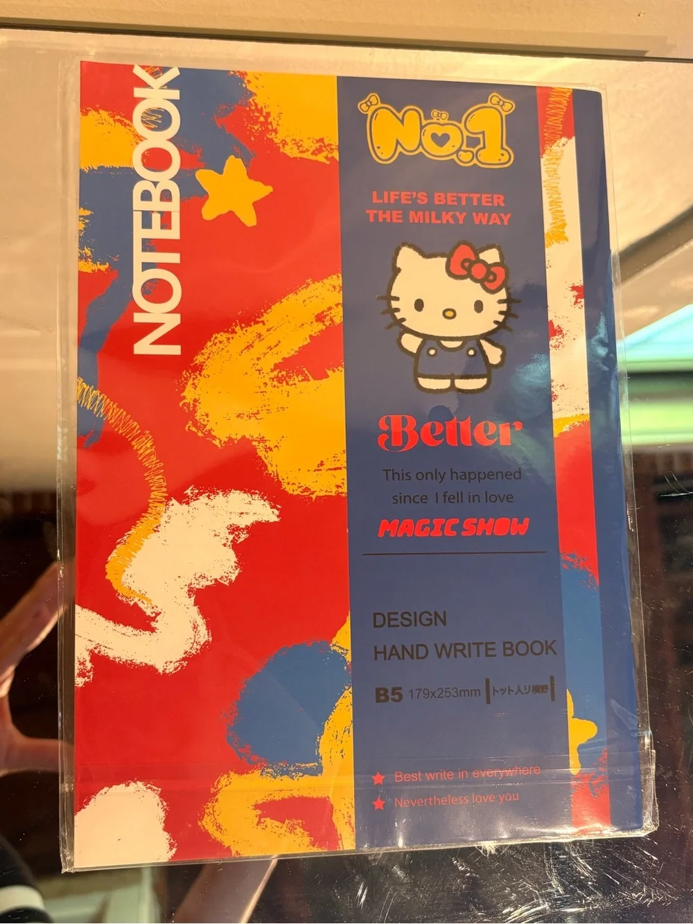Hello kitty flexible style notebook